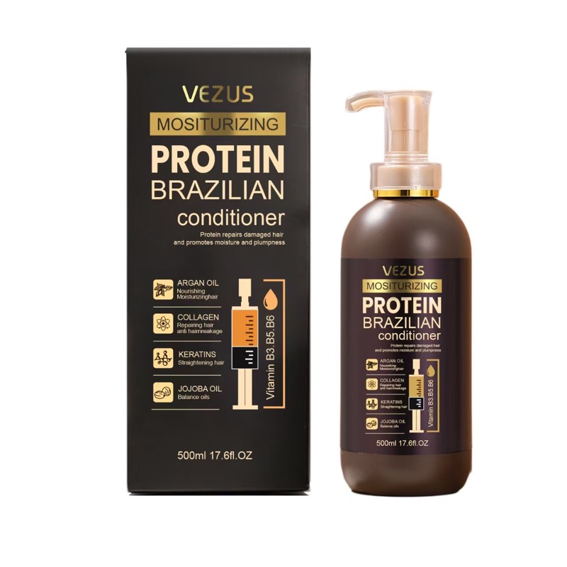 Vezus Moisturizing Protein Brazilian Conditioner 500ml