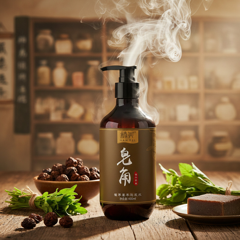 Nanmei Saponin Herbal Shampoo 400ml